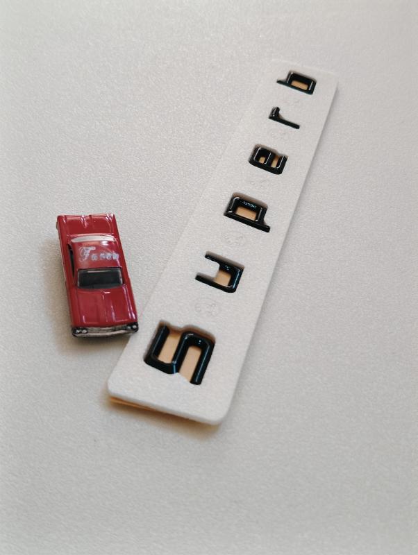 Superb Boşluklu Piano Black Bagaj Yazısı 3M 3D ABS