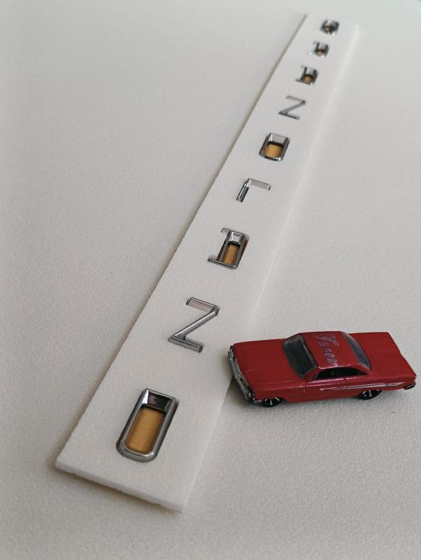 Grandland Boşluklu Yeni Nesil Krom Bagaj Yazısı 3M 3D ABS