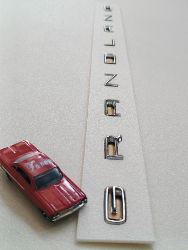 Grandland Boşluklu Yeni Nesil Krom Bagaj Yazısı 3M 3D ABS