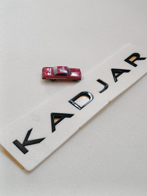 Kadjar Piano Black Bagaj Yazısı 3M 3D ABS