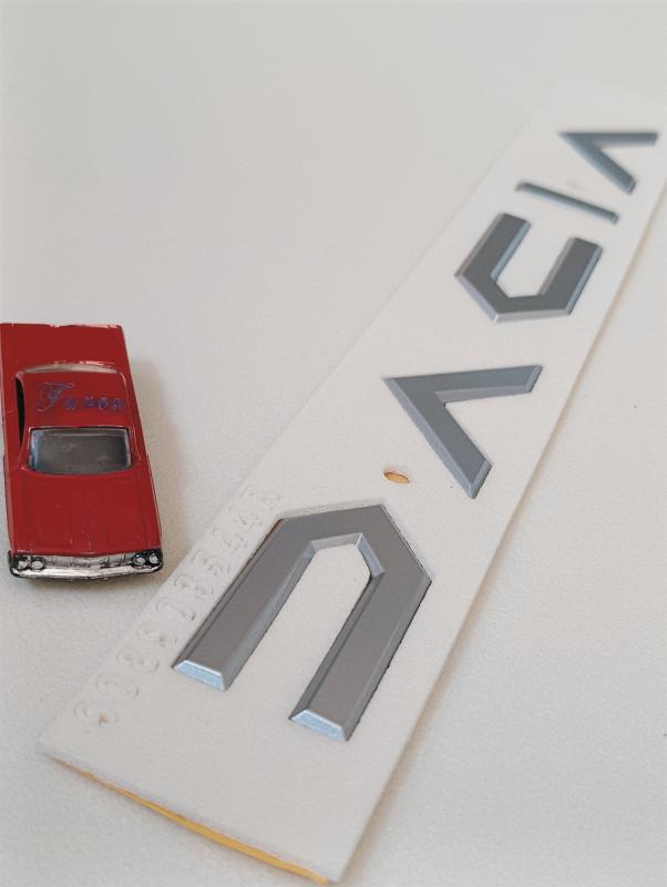 Dacia Yeni Nesil Bagaj Yazısı Gri 3M 3D ABS