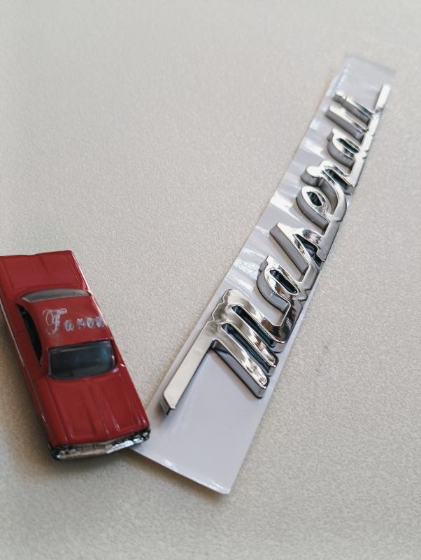 Maserati Krom Bagaj Yazısı 3M 3D ABS
