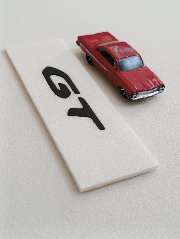 GT Piano Black Bagaj Yazısı 3M 3D ABS