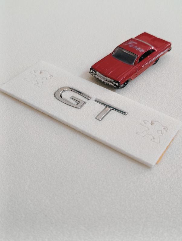 GT Krom Bagaj Yazısı 3M 3D ABS