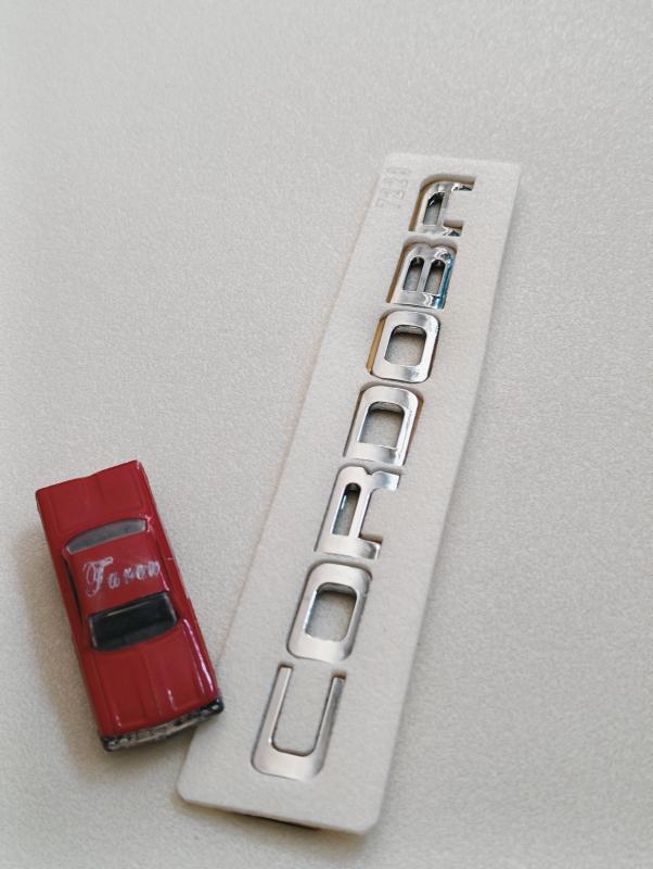 Cordoba Krom Bagaj Yazısı 3M 3D ABS