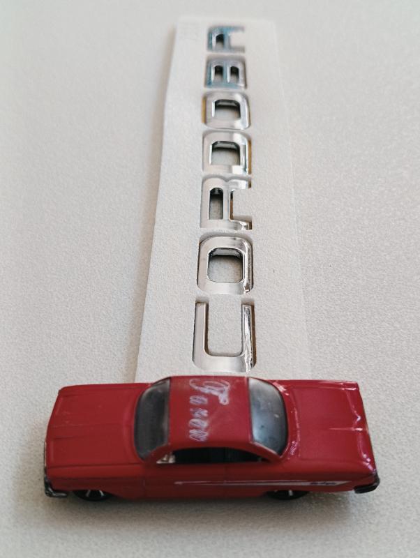 Cordoba Krom Bagaj Yazısı 3M 3D ABS