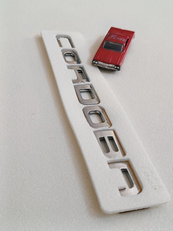 Cordoba Krom Bagaj Yazısı 3M 3D ABS