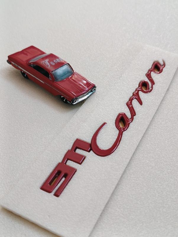 911 Carrera Kırmızı Bagaj Yazısı 3M 3D ABS