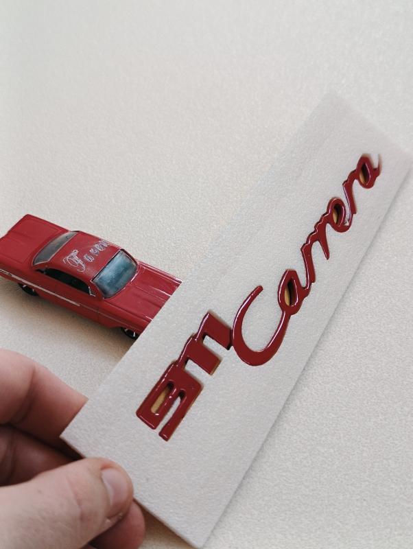 911 Carrera Kırmızı Bagaj Yazısı 3M 3D ABS