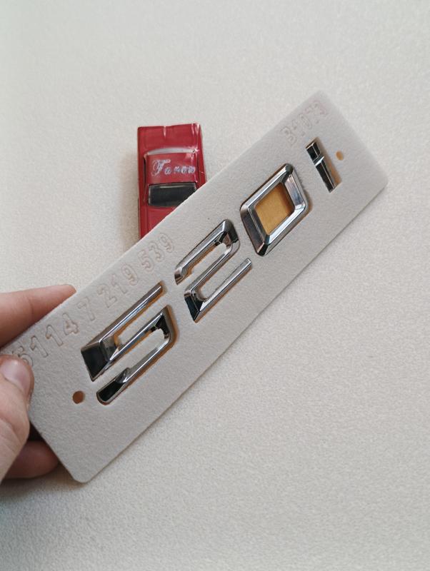 520i Krom Bagaj Yazısı 3M 3D ABS