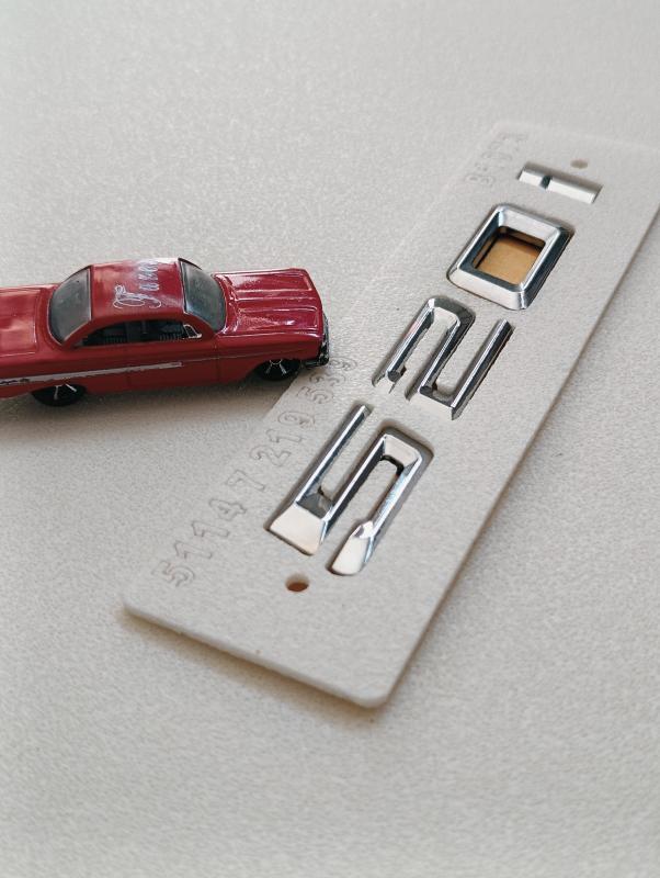 520i Krom Bagaj Yazısı 3M 3D ABS