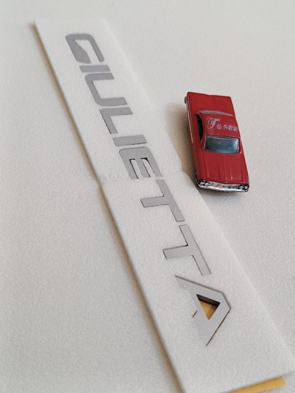 Giulietta Gri Bagaj Yazısı 3M 3D ABS