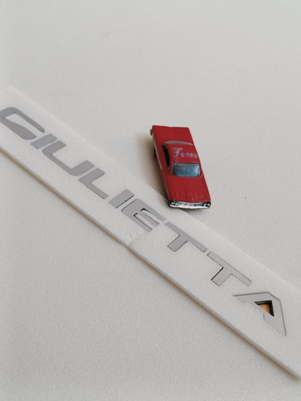 Giulietta Gri Bagaj Yazısı 3M 3D ABS