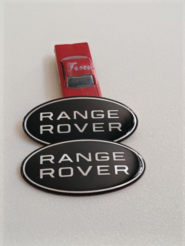 Range Rover Bagaj ve Tampon Arması Seti 2’li 3M 3D ABS