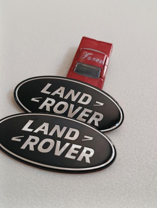 Land Rover Bagaj ve Tampon Arması Seti 2’li 3M 3D ABS