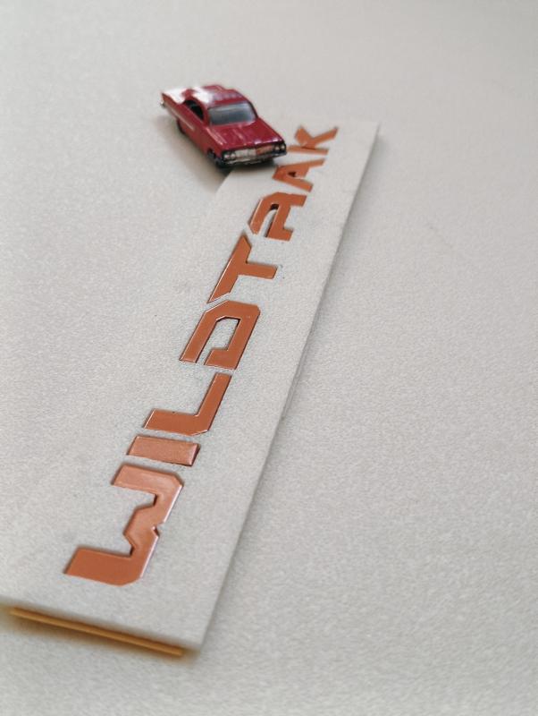 Wildtrak Çamurluk Yazısı Orange 3M 3D ABS