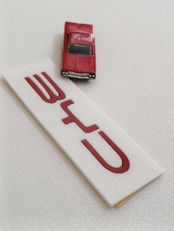 Byd Kırmızı Bagaj Yazısı 3M 3D ABS
