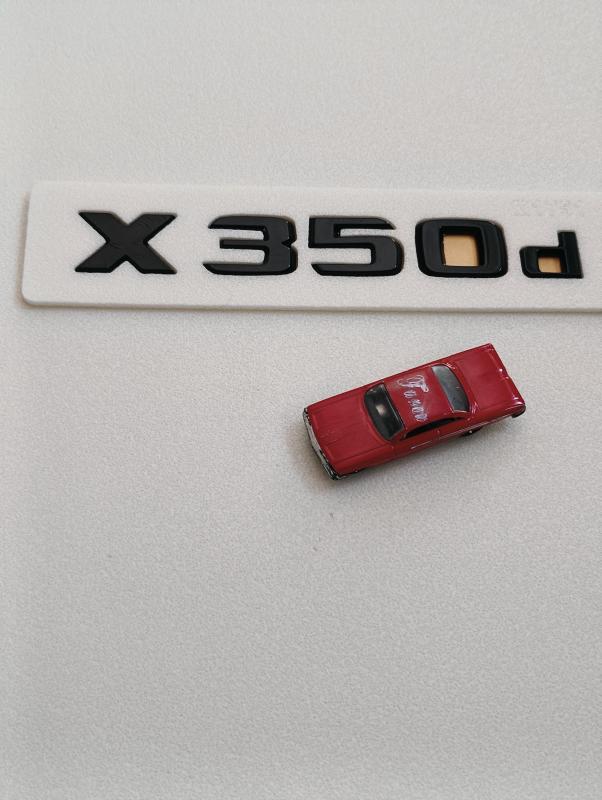 X350 d Piano Black Bagaj Yazısı 3M 3D ABS