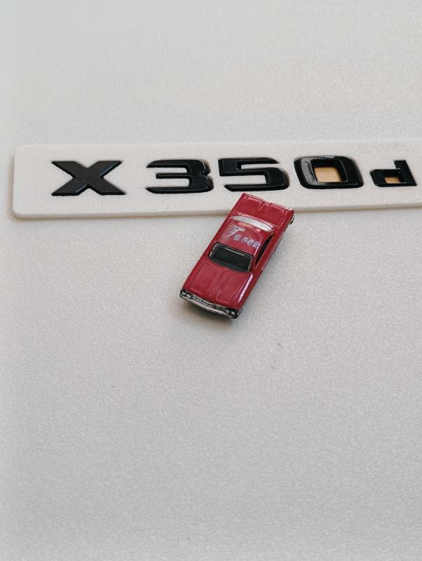 X350 d Piano Black Bagaj Yazısı 3M 3D ABS