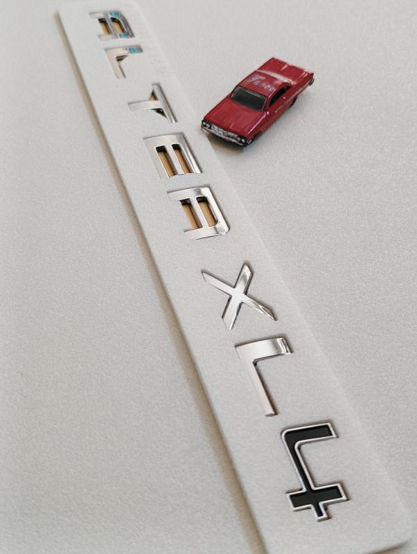 Altea XL4 Krom Bagaj Yazısı 3M 3D ABS