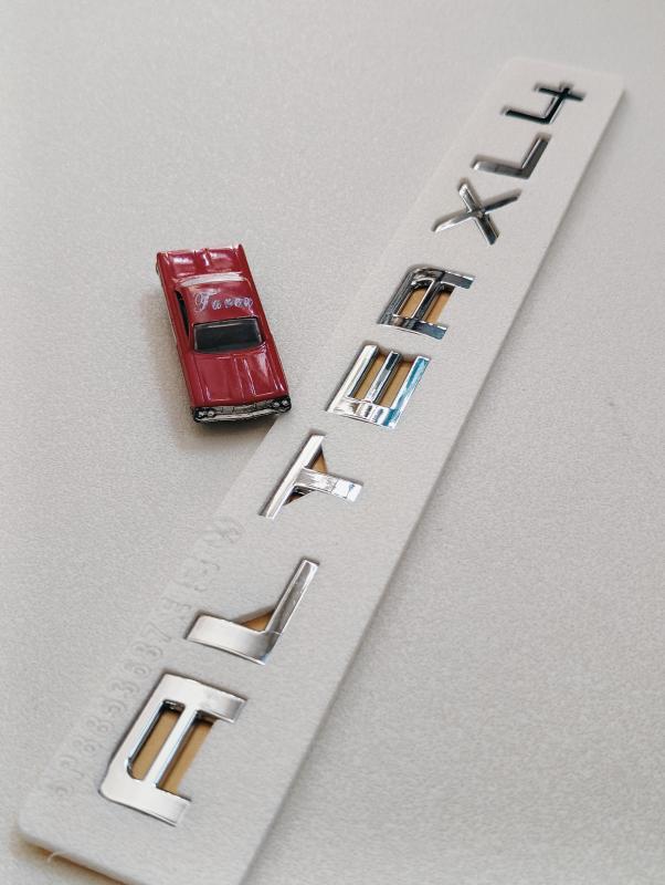 Altea XL4 Krom Bagaj Yazısı 3M 3D ABS