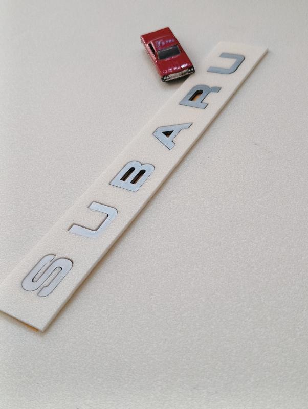 Subaru Gri Bagaj Yazısı 3M 3D ABS