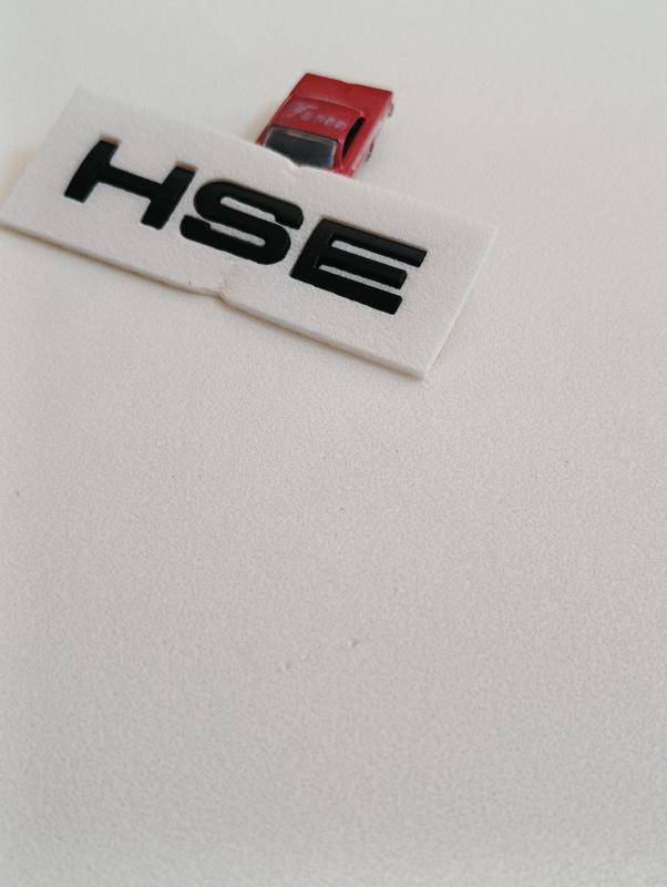 HSE Piano Black Bagaj Yazısı 3M 3D ABS