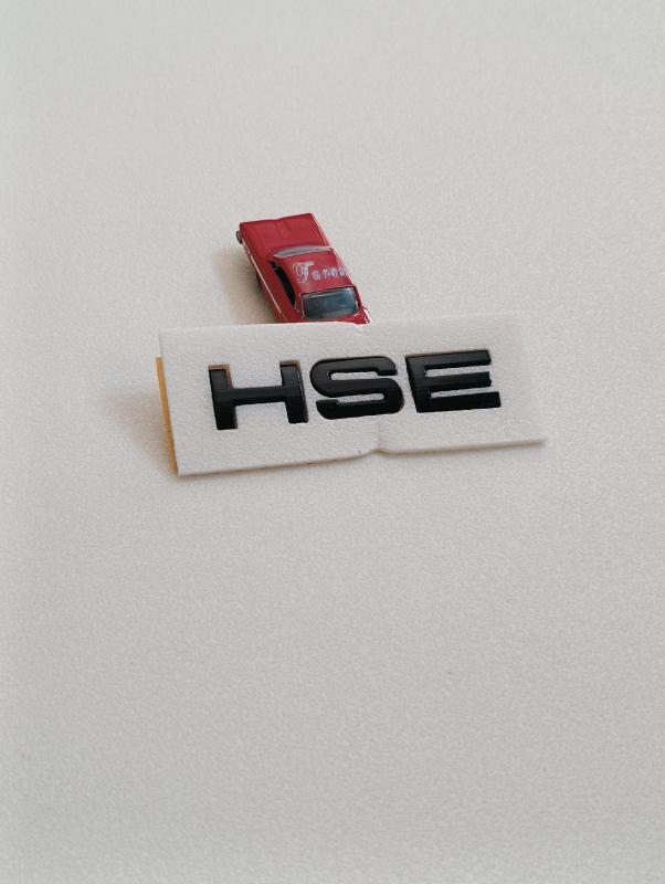 HSE Piano Black Bagaj Yazısı 3M 3D ABS