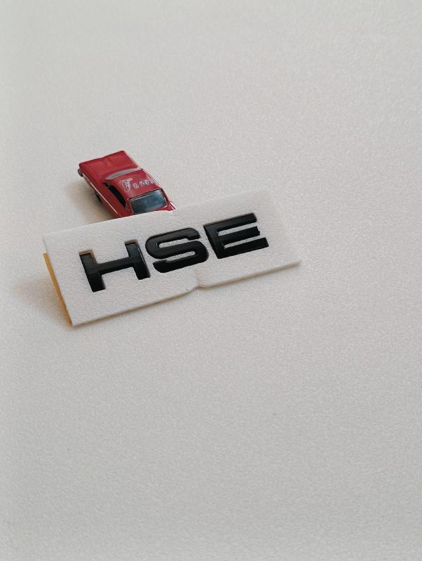 HSE Piano Black Bagaj Yazısı 3M 3D ABS
