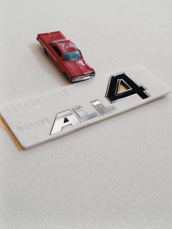 ALL 4 Çamurluk Bagaj Yazısı 3M 3D ABS
