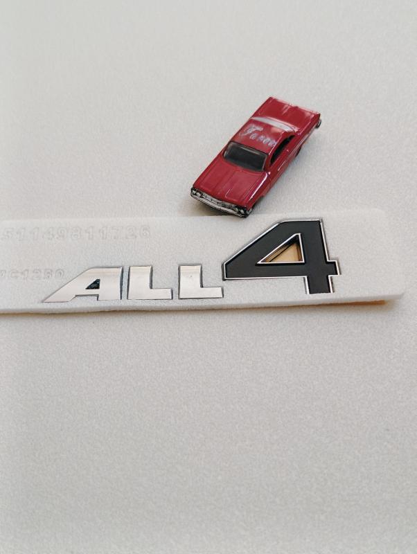 ALL 4 Çamurluk Bagaj Yazısı 3M 3D ABS