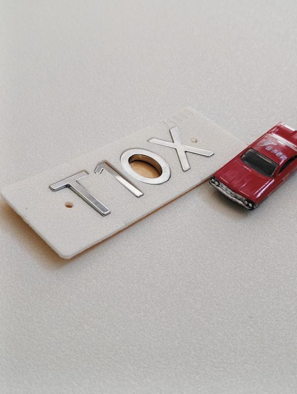 T10X Krom Bagaj Yazısı 3M 3D ABS