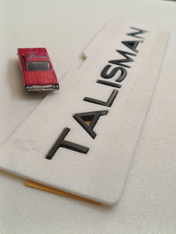 Talisman Piano Black Bagaj Yazısı 3M 3D ABS
