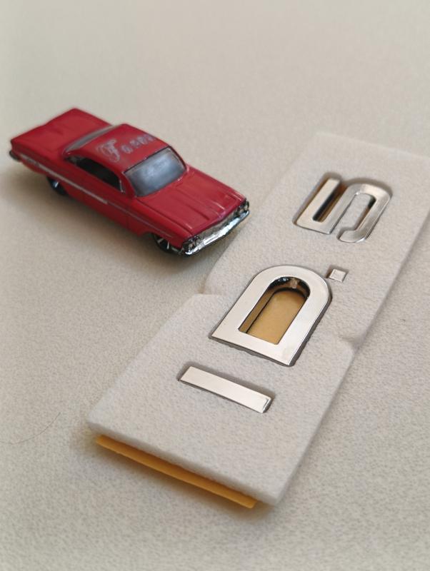 ID.5 Krom Bagaj Yazısı 3M 3D ABS