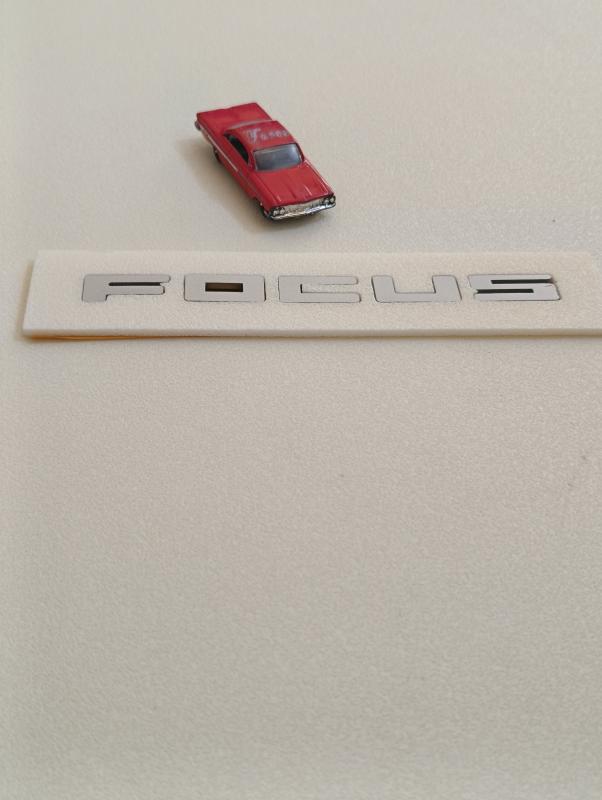 Focus Gri Yeni Model Bagaj Yazısı 3M 3D ABS