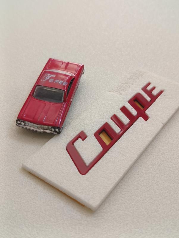 Coupe Kırmızı Bagaj Yazısı 3M 3D ABS