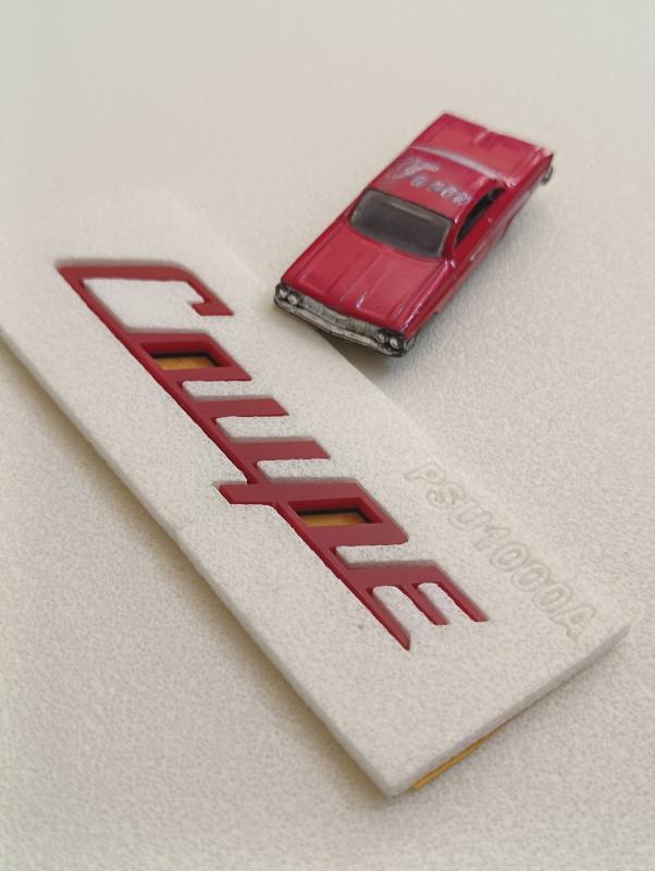 Coupe Kırmızı Bagaj Yazısı 3M 3D ABS