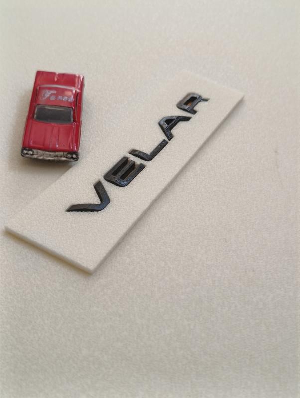 Velar Piano Black Bagaj Yazısı 3M 3D ABS