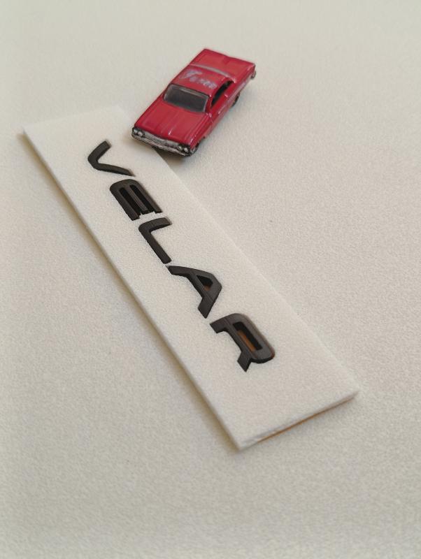 Velar Piano Black Bagaj Yazısı 3M 3D ABS