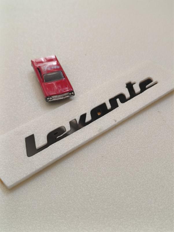 Levante Piano Black Bagaj Yazısı 3M 3D ABS