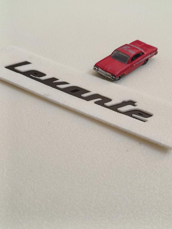 Levante Piano Black Bagaj Yazısı 3M 3D ABS
