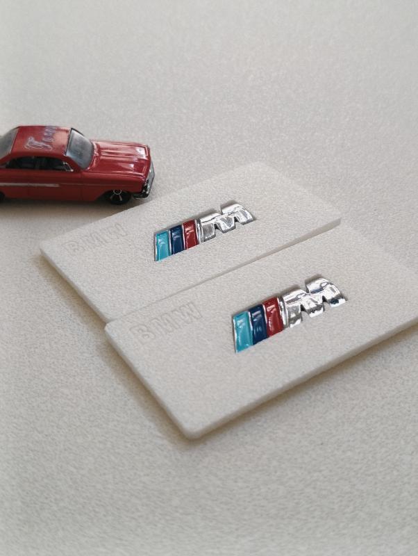 M Çamurluk Arması Seti Küçük Boy 2’li Krom 3M 3D ABS