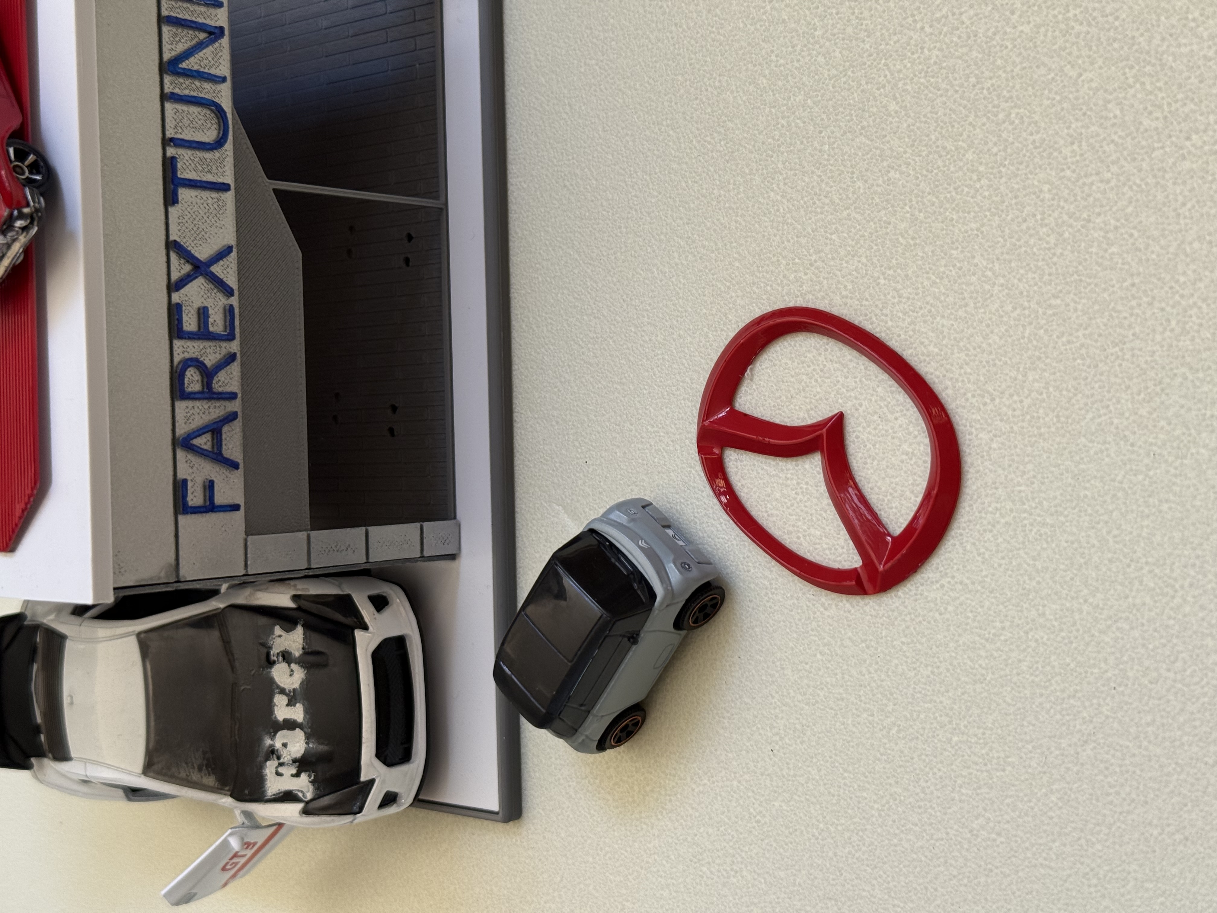 Mazda Direksiyon Göbeği Arması Kırmızı 3M 3D ABS
