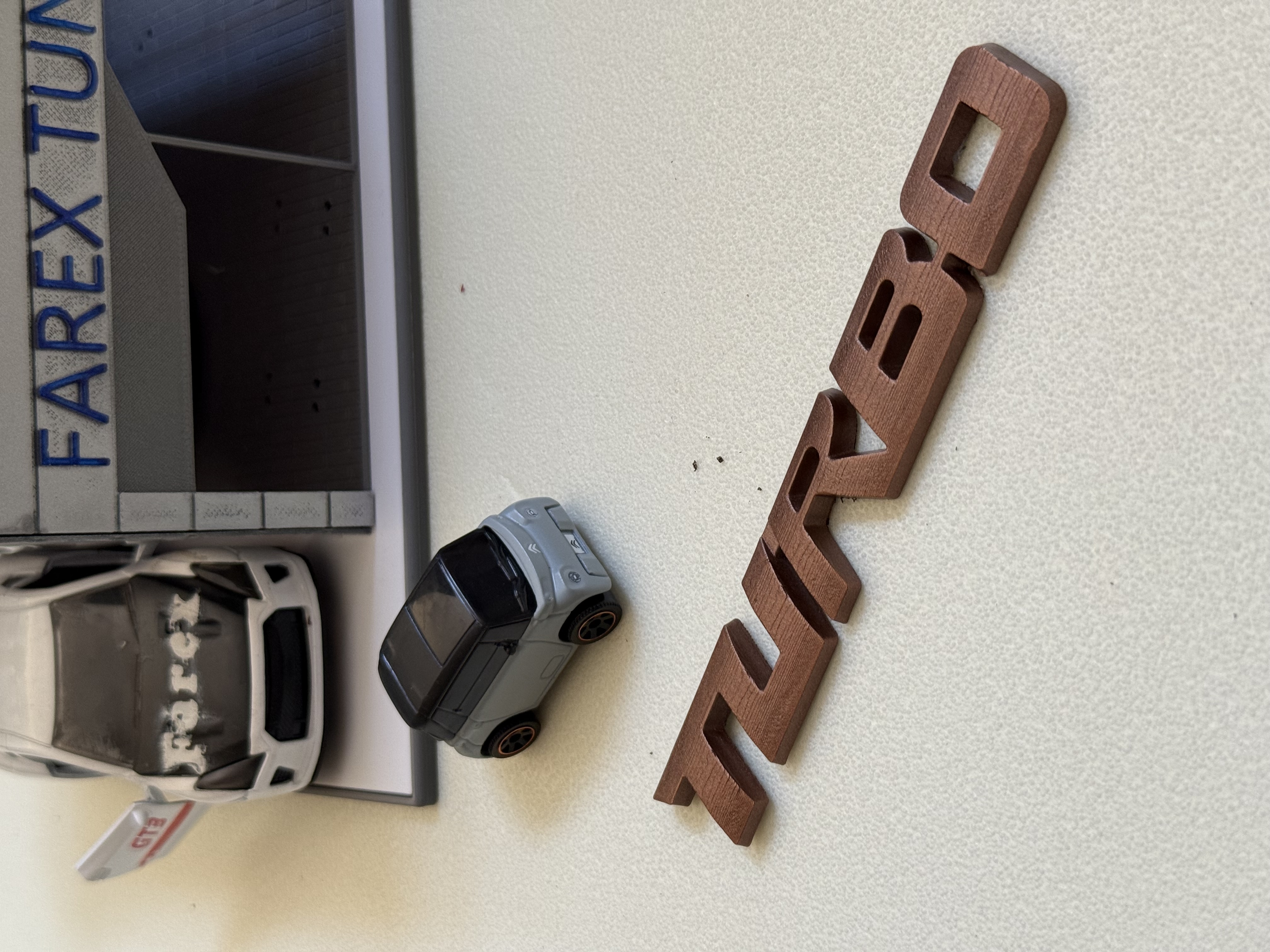 Turbo Bronze Bagaj Yazısı (Tüm Modellerle Uyumlu) 3M 3D ABS