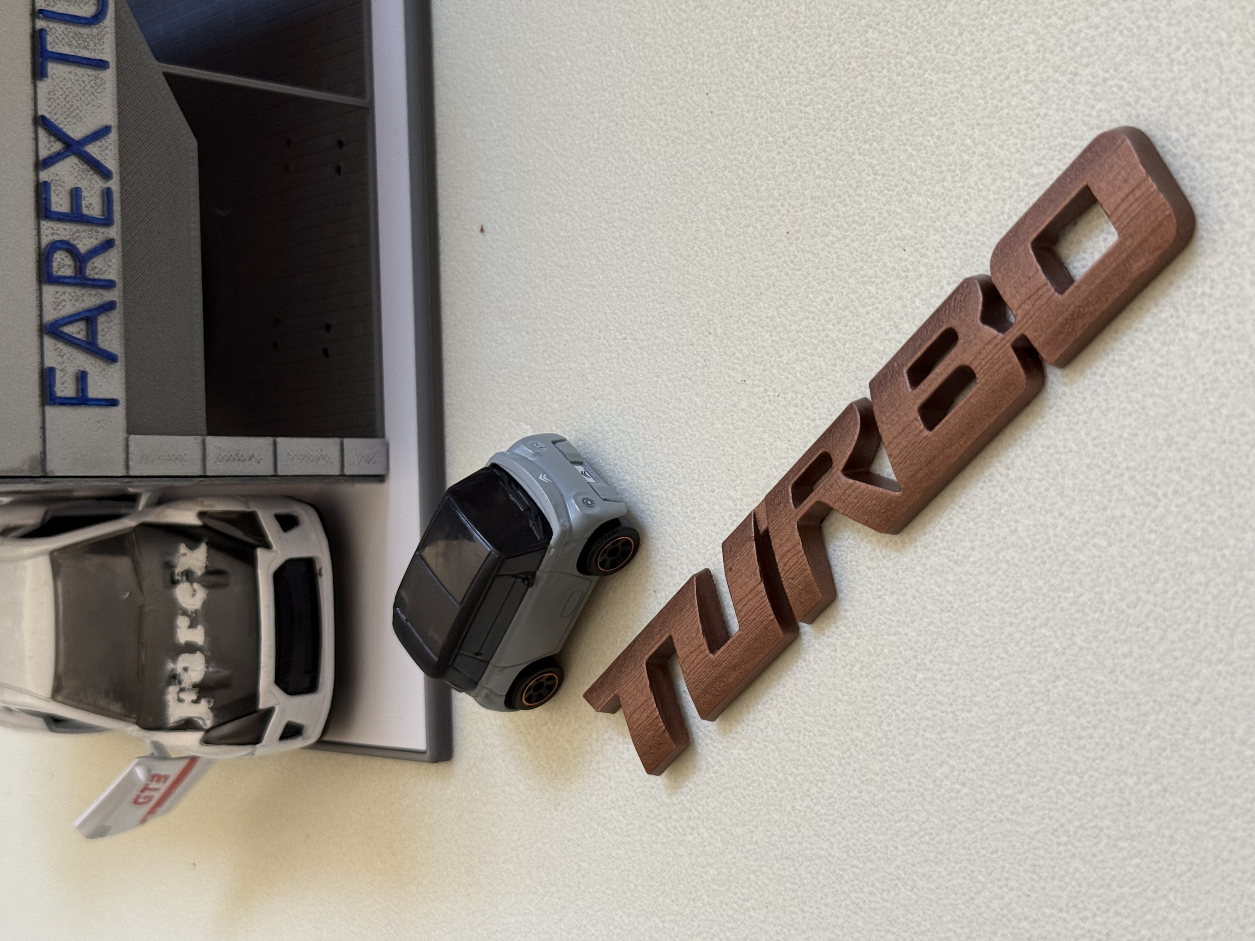 Turbo Bronze Bagaj Yazısı (Tüm Modellerle Uyumlu) 3M 3D ABS