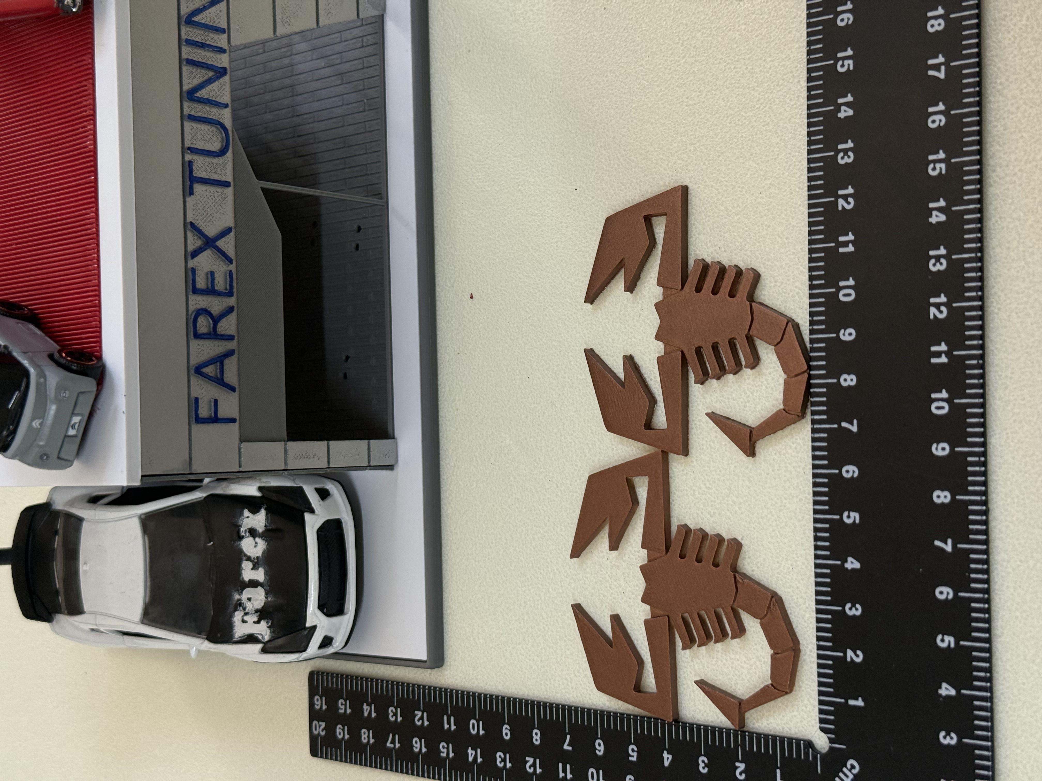 Akrep Bronze Çamurluk Arması Seti 2’li 3M 3D ABS