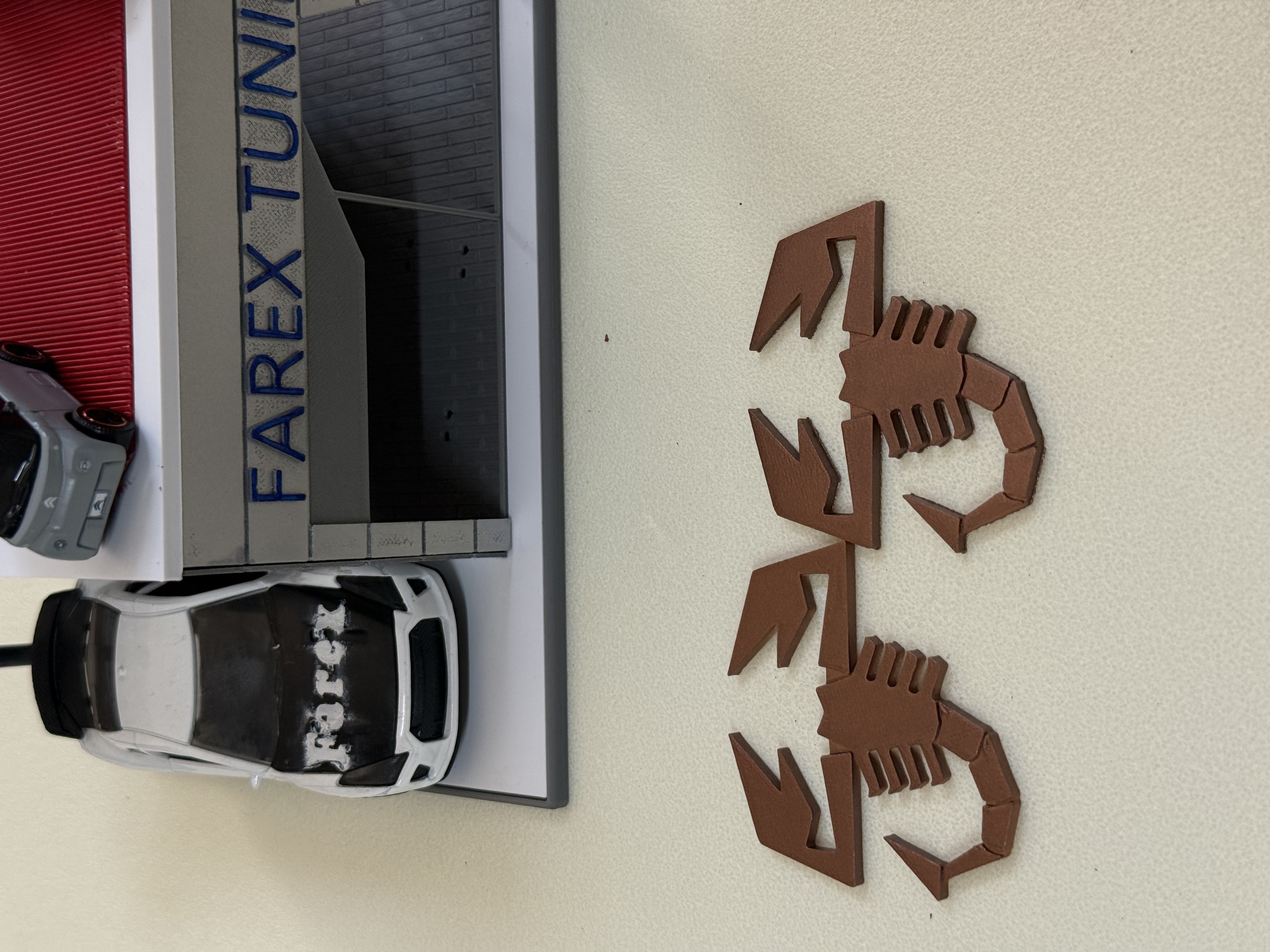 Akrep Bronze Çamurluk Arması Seti 2’li 3M 3D ABS