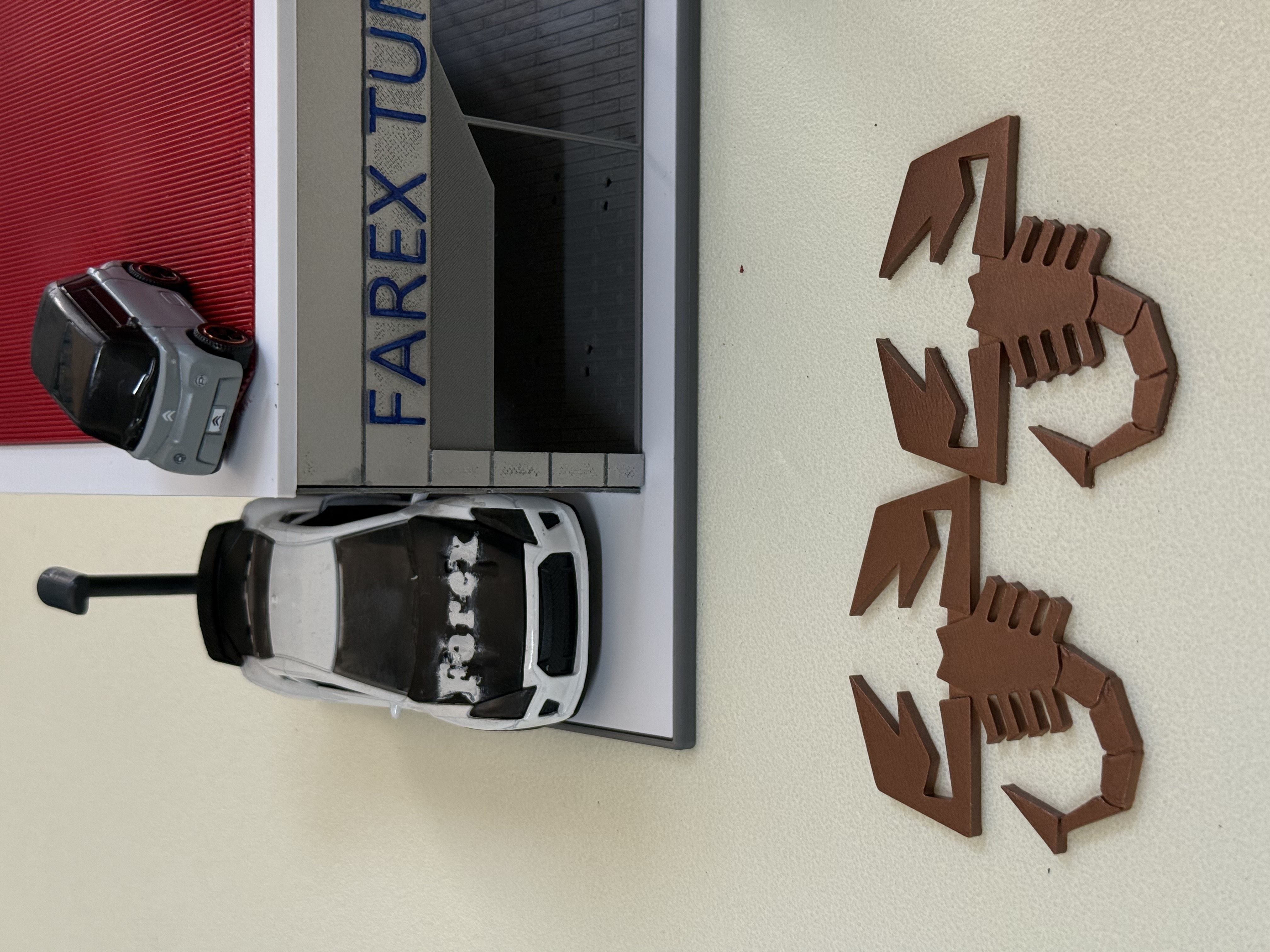 Akrep Bronze Çamurluk Arması Seti 2’li 3M 3D ABS
