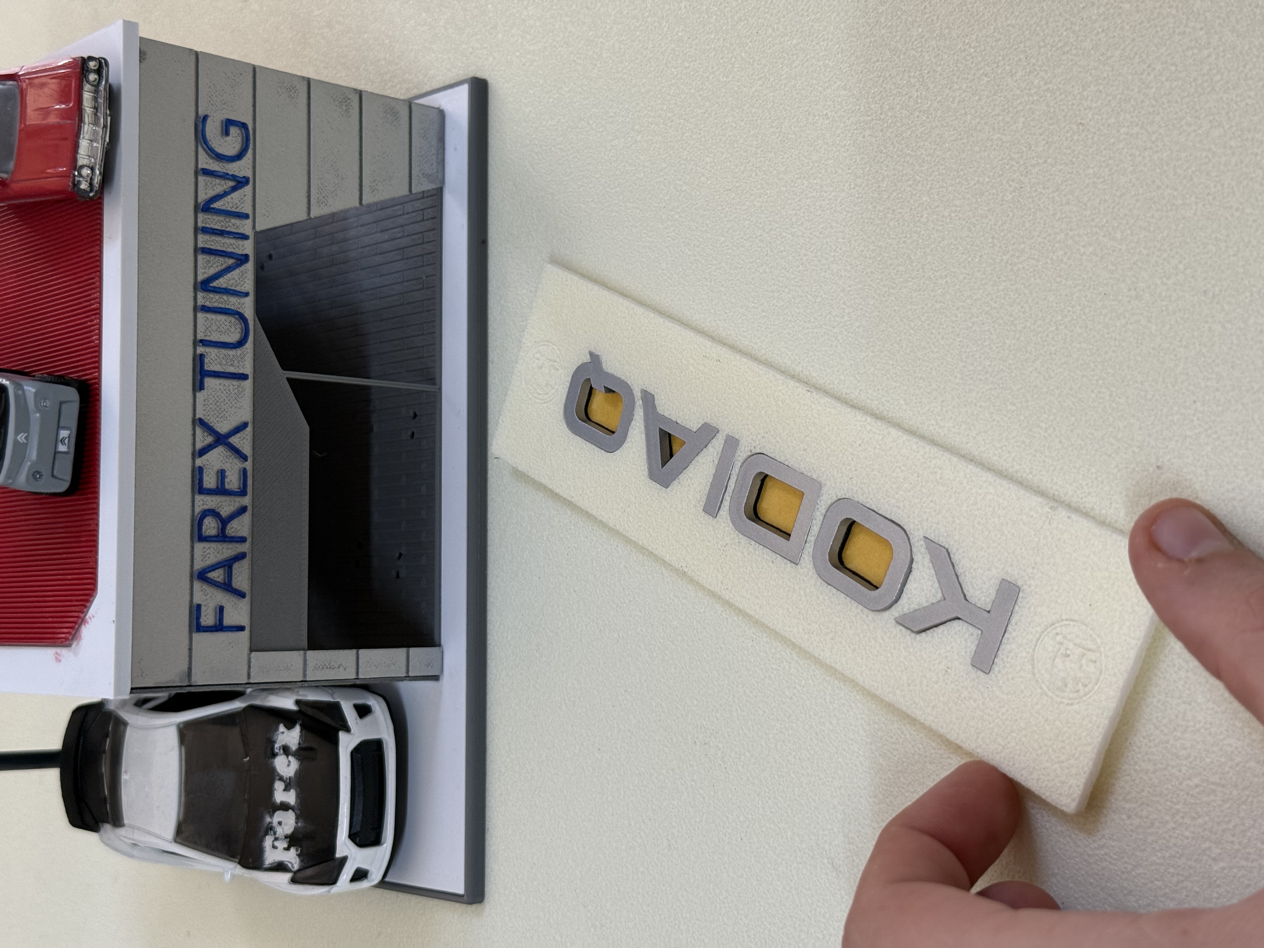 Skoda Kodiaq Yeni Nesil Gri Bagaj Yazısı 3M 3D ABS