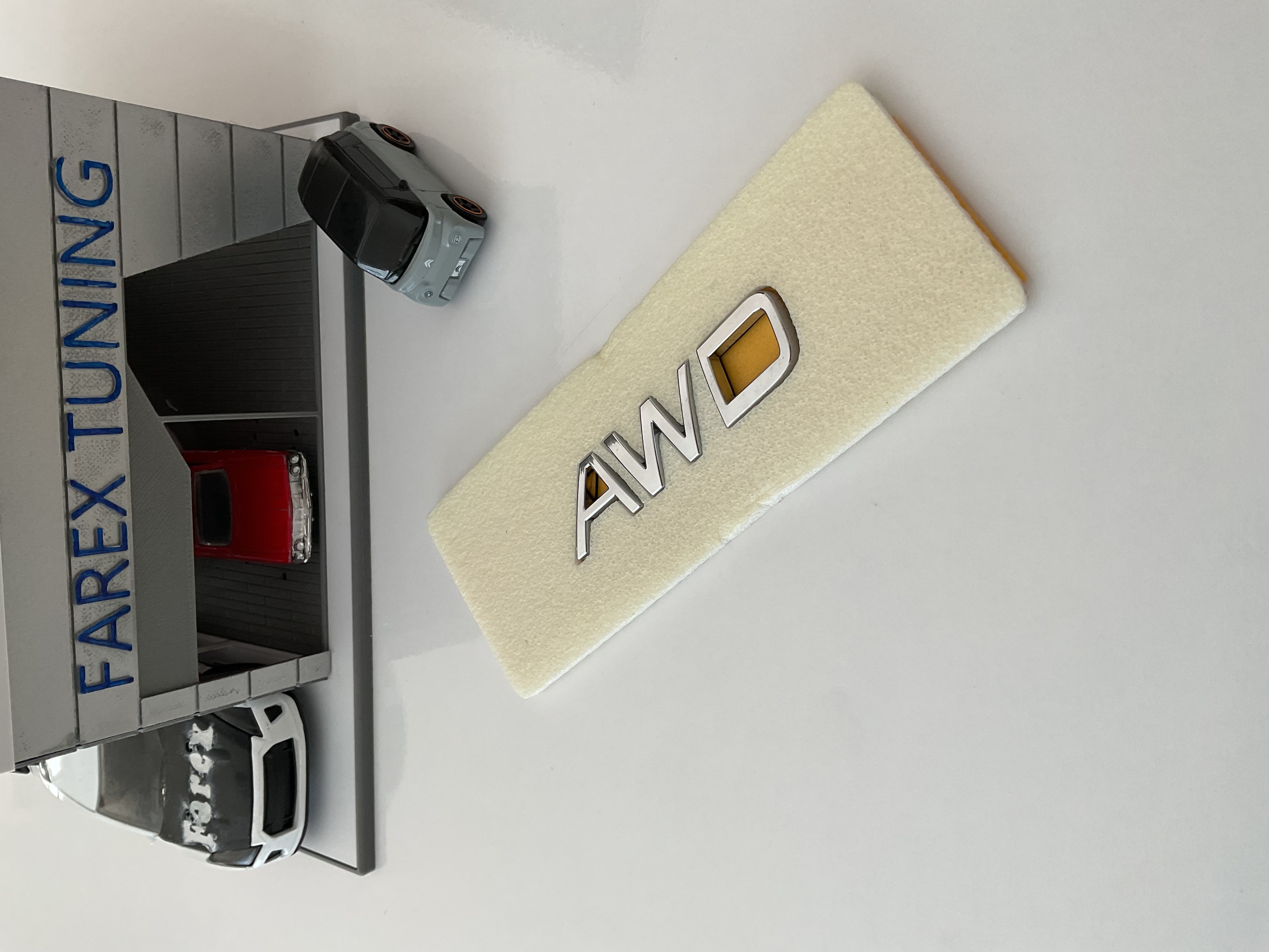Volvo AWD Krom Bagaj Yazısı 3M 3D ABS